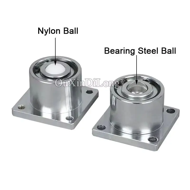 2PCS Heavy Duty Downward Precision Conveying Universal Wheels Ball Bearing Bull Eye Wheels Industrial Universal Transfer Wheel
