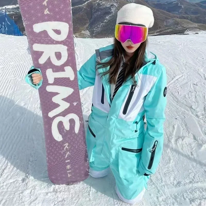 -30 gradi tuta da sci da donna tuta da Snowboard ragazzi e ragazze tute da neve invernali all\'aperto tuta da sci Unisex impermeabile calda novità