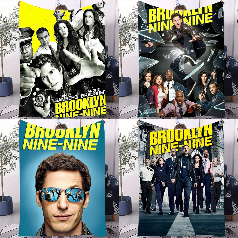 

B-Brooklyn N-Nine-Nine Blanket Design Lightweight Throw Blanket For Dorms, Naps, Living Room, Office,Sofa,All-Season