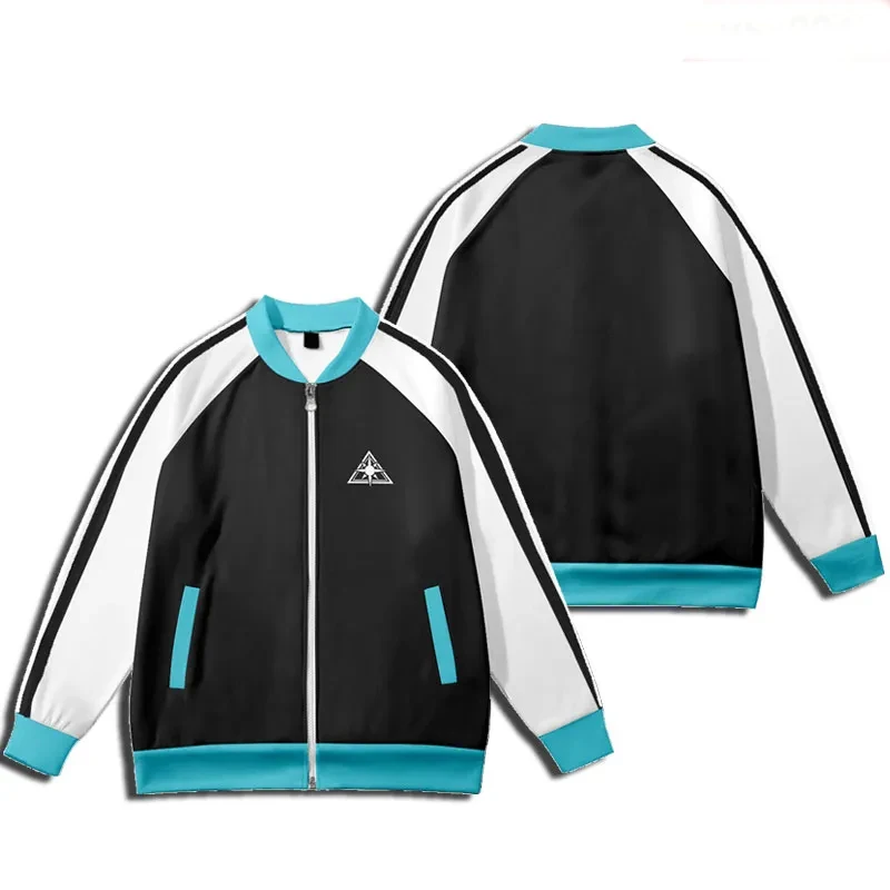 3D Game Blue Archive Shiroko Sunaookami Coat Cosplay Hoodie Baseball uniform Costume