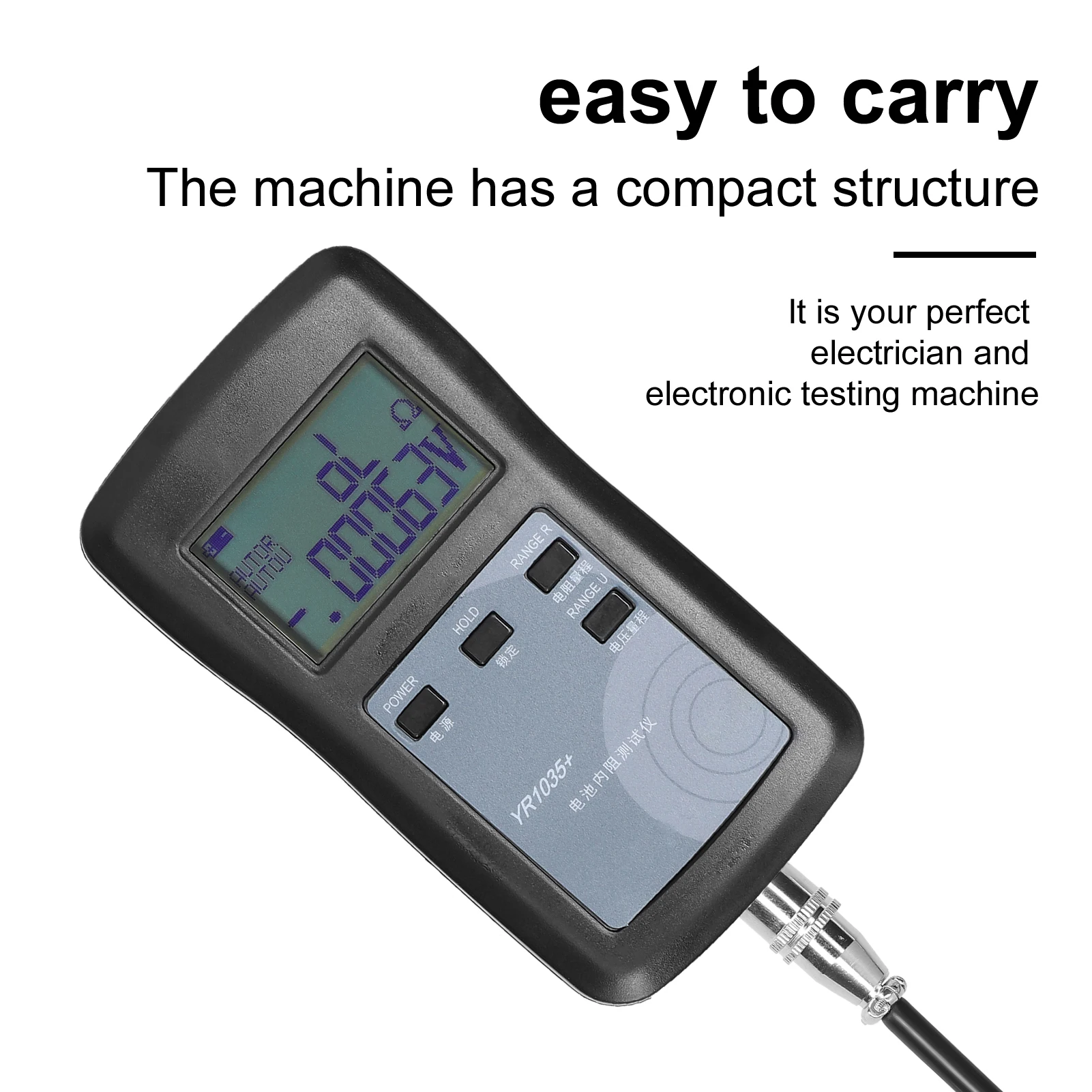 4-Wire Internal Resistance Tester YR1035+/YR1030 Battery Internal Resistance Test Instrument 100V Electric Vehicle Group 18650