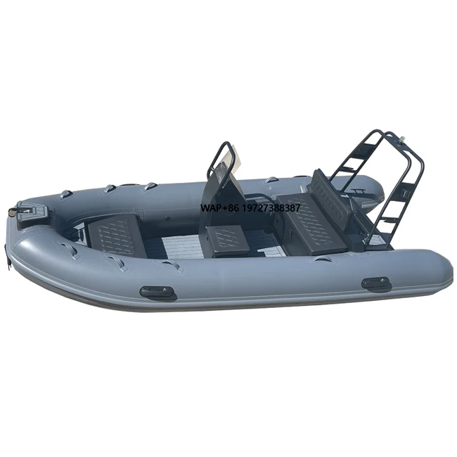 

Durable 13ft DL RIB 390 Hypalon/PVC/Orca Tube Aluminum RIB Inflatable Boat Rubber Dinghy