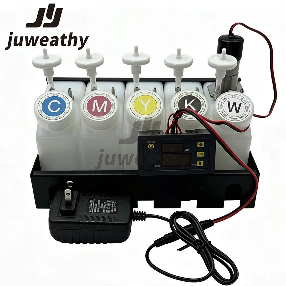 Suitable for Epson L1800 XP15000 ET8550 ET18100 L8050 L18050 Printer DTF CISS Conversion Kit White Ink Circulation Ink Tank