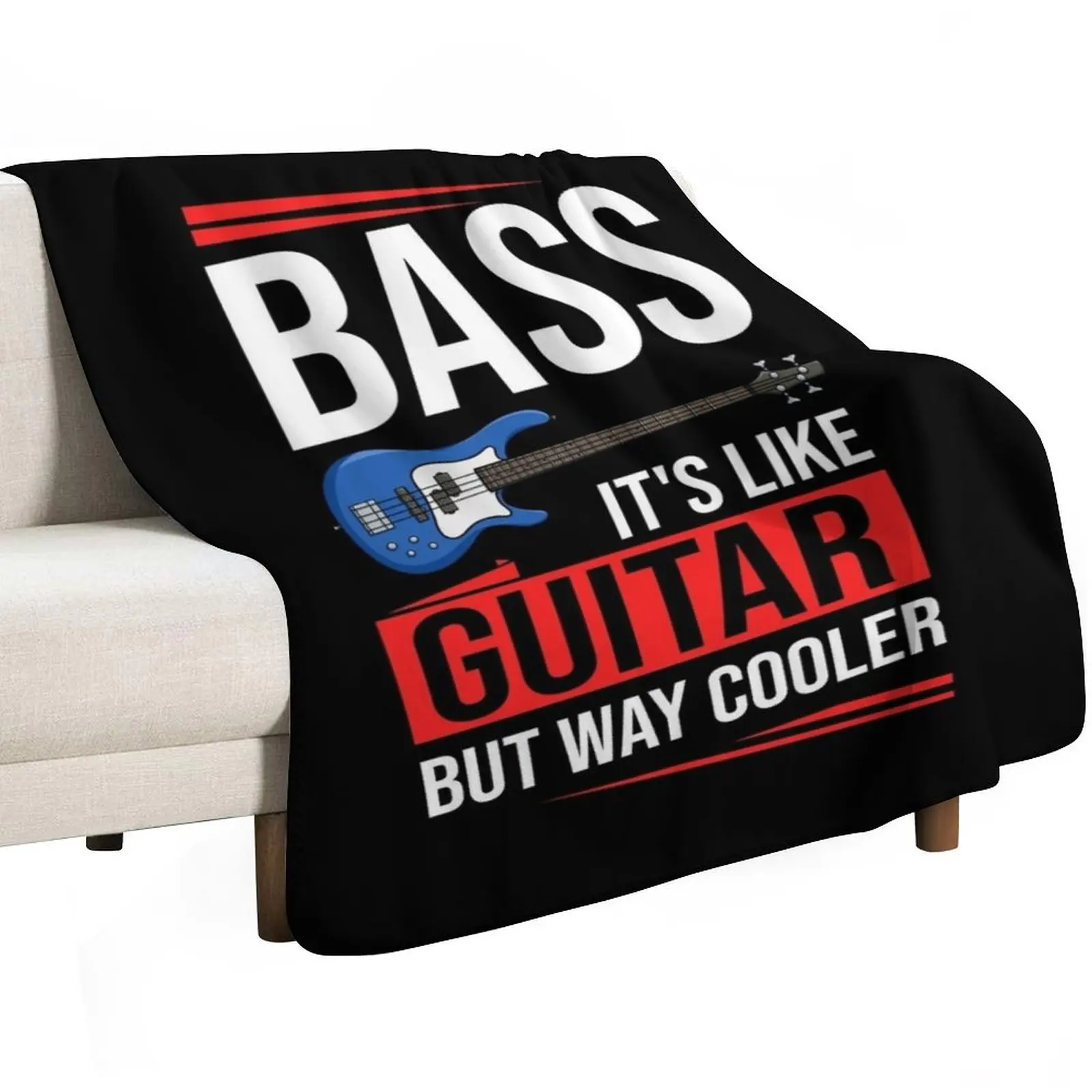 Bass Guitar Bassist Guitarist Acoustic Electric Throw Blanket Designers Plaid Warm Decorative Sofa for sofa Furrys Blankets