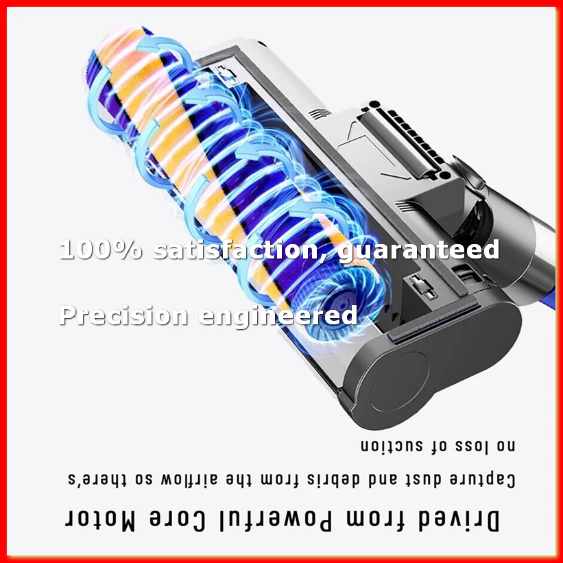 

Brush for V12 Detect Slim V10Slim Accessories Carpet Roller Soft Roller Brush Head with Green Dust Light-A68X
