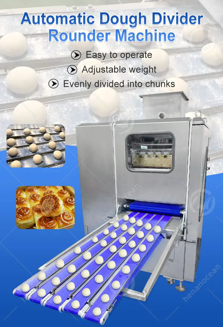 Automatic Dough Split Rolling Machine, Round Dough Making Machine, Dough Split Rolling Machine For Sale view 6