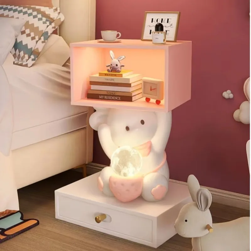 

Modern Home Decorations New Lovely Rabbit Bedroom Bedside Table Children's Room with Sofa Floor Decoration for Baby & Kids