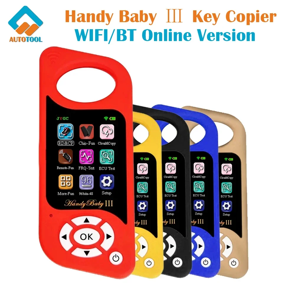 Newest Handy Baby III Hand-held Auto Key Programmer Car Key Chip Copier for 4D/46/48/G/King/Red G/96bit 48 Online Handy Baby 3