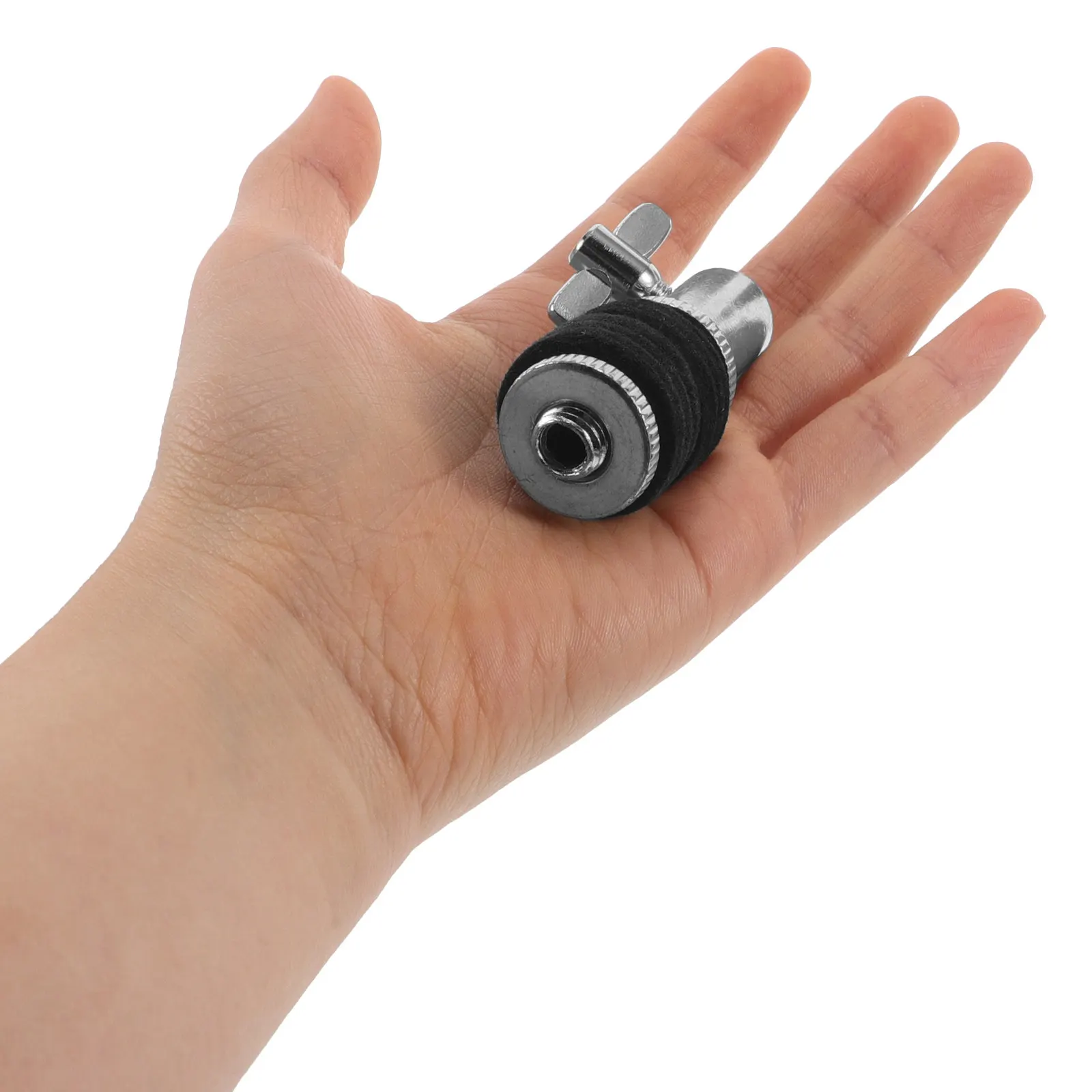 Metal High Hat Clutch Adjustable Durable Drum Accessory Stable Connection for Drum Set Jazz Cymbal Rack High Hat Clutch