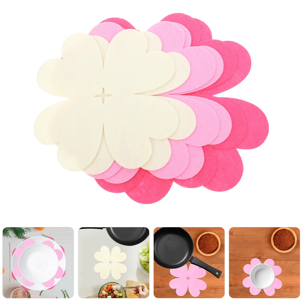 

12 шт., защитные коврики для кастрюль и сковородок, антипригарные термостойкие коврики для стола, многофункциональные защитные подушечки для посуды с защитой от царапин