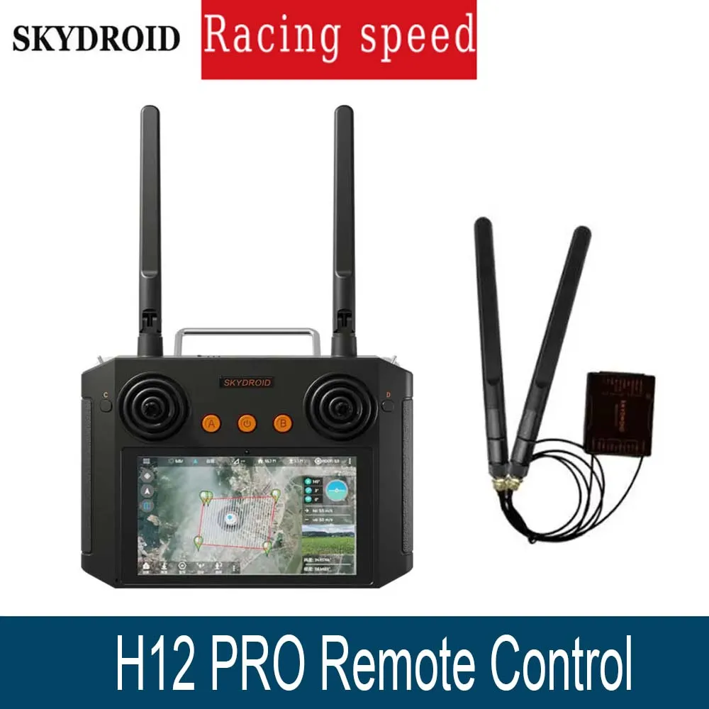 

Skydroid H12 PRO Пульт дистанционного управления с 3-объемной камерой/3-осевым карданным подвесом 1080P Цифровое изображение для сельскохозяйственного опрыскивающего дрона БПЛА