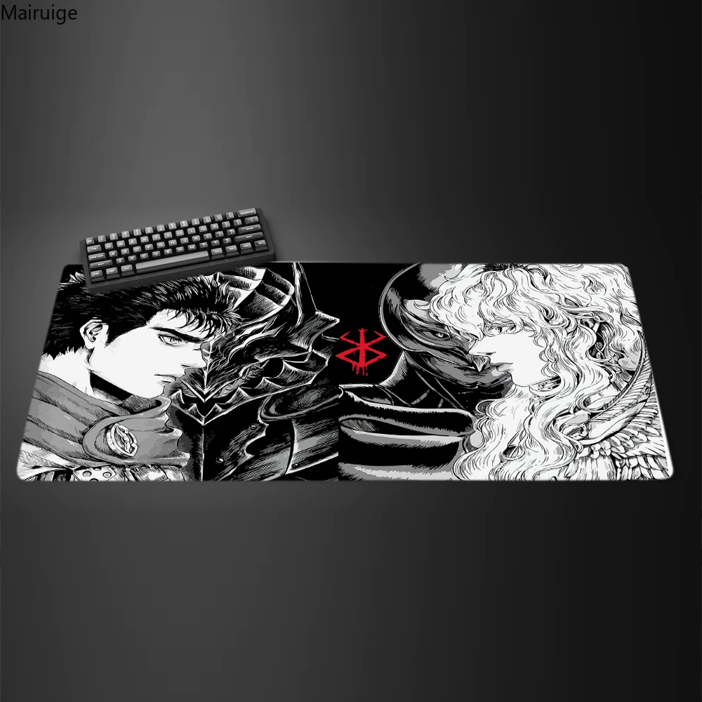 HD Mouse Pad Computer Gaming Accessories Varmilo Keyboard MousePad CS GO LOL Mouse mat Berserk Guts Anime Dywan Gamer Desk mat