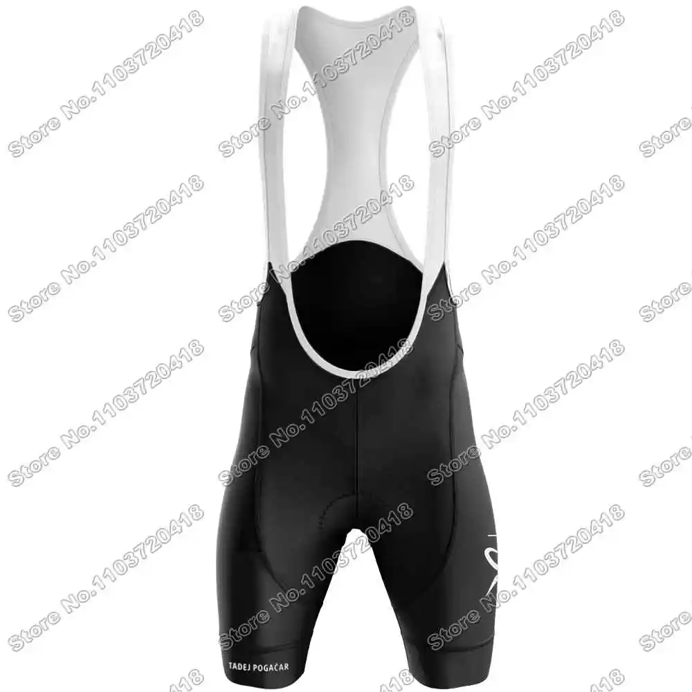 2025 Tadej Pogaikar طقم جيرسي لركوب الدراجات باللون الأسود لفريق الإمارات العربية المتحدة ملابس ركوب الدراجات للرجال صيفية على الطرق قميص بدلة دراجة مريلة شورت