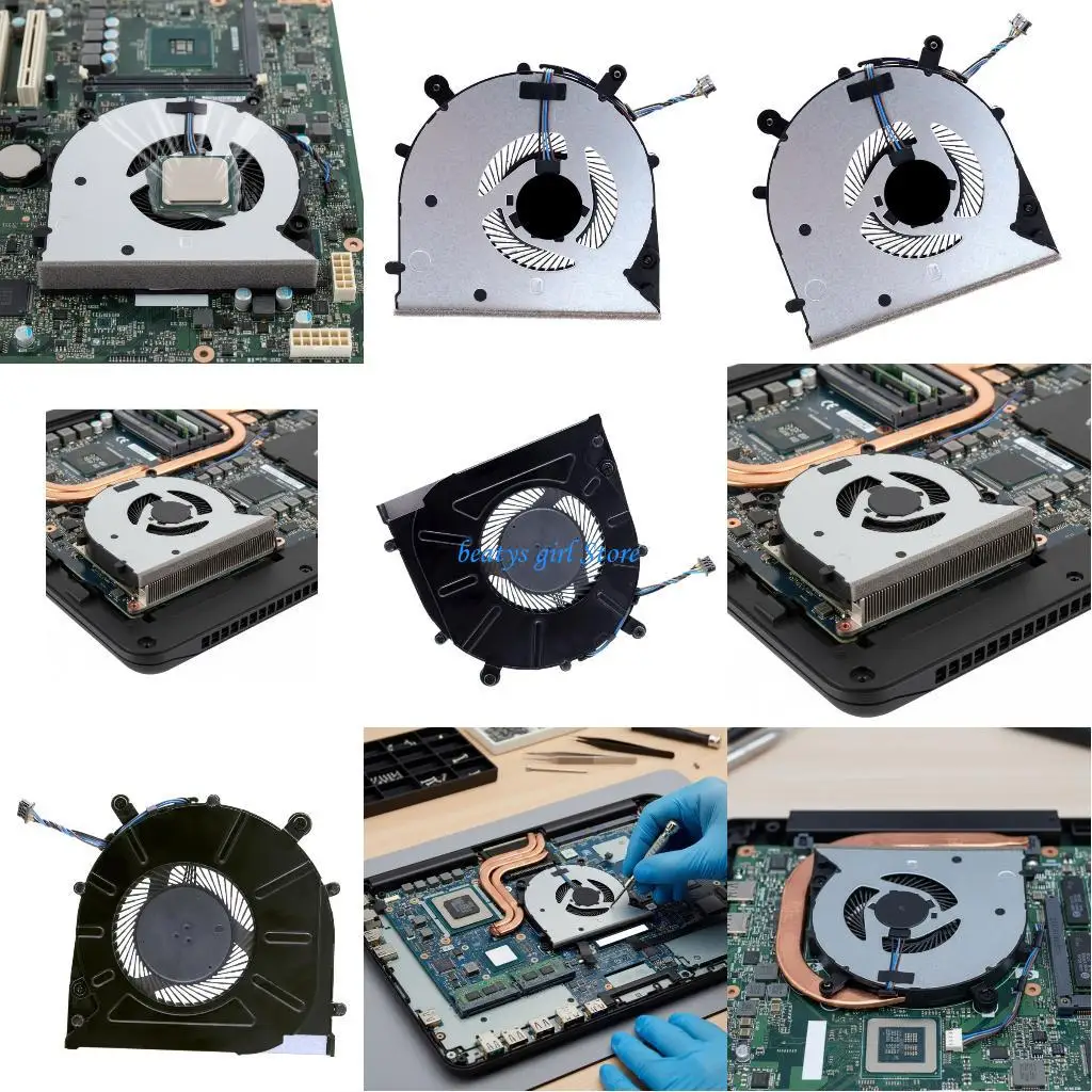 

C7AB Replacement CPU Cooling Fan for 650G4 650G5 Series Notebook Radiator DC5V 0.5A 4Pin 4wire Laptop