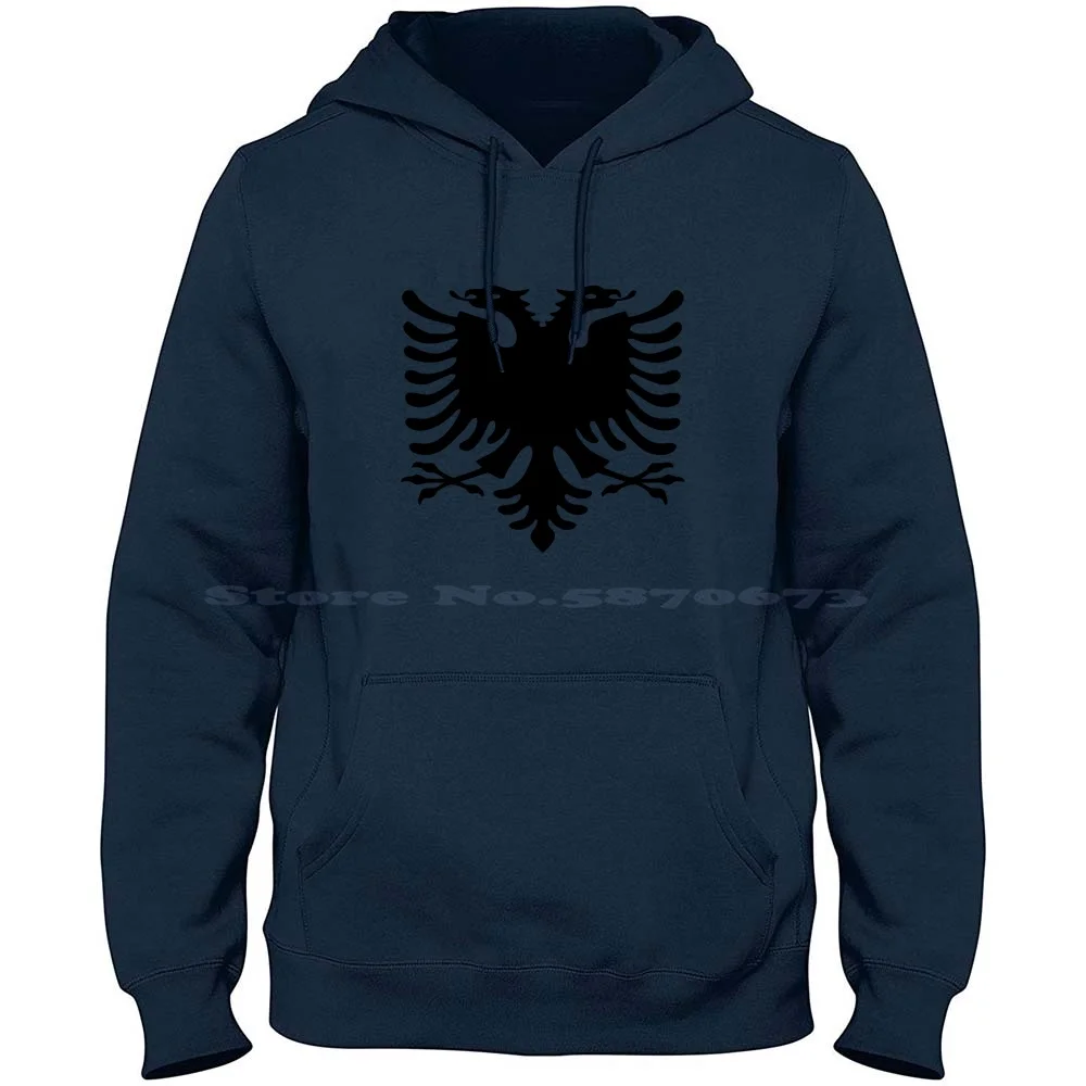 Flag Of Albania Gift Albanian T-Shirt 100% Cotton Hoodie Shqiponja Shqiptar Kosovo Jacket Albo Balkan Albanien Zip