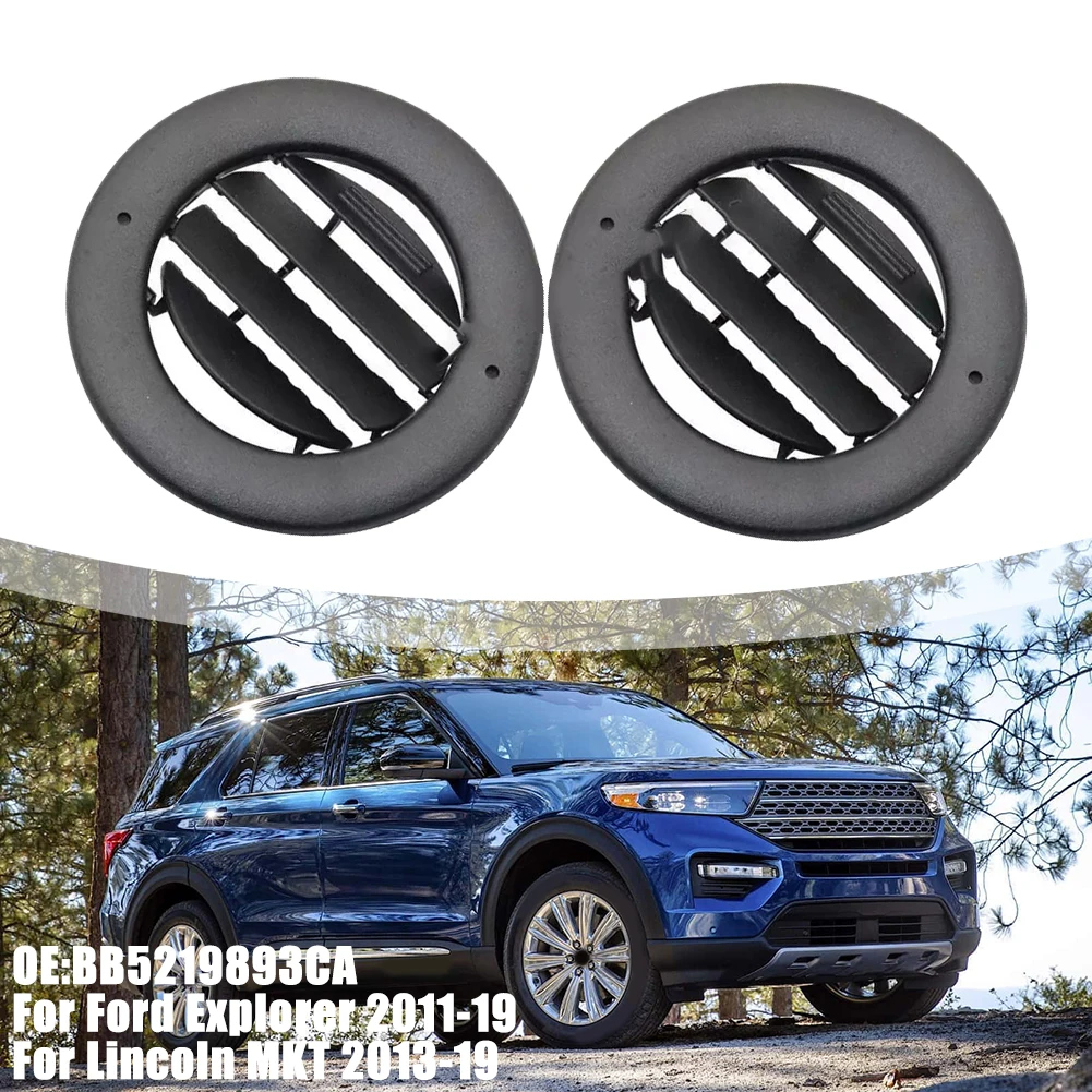 Improved Heat and Air Distribution with 2PC Headliner AC Heat Air Vent for Ford Explorer 1119 and For Lincoln MKT 1319