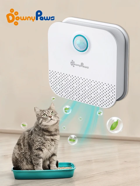 Air purifier near litter box best sale