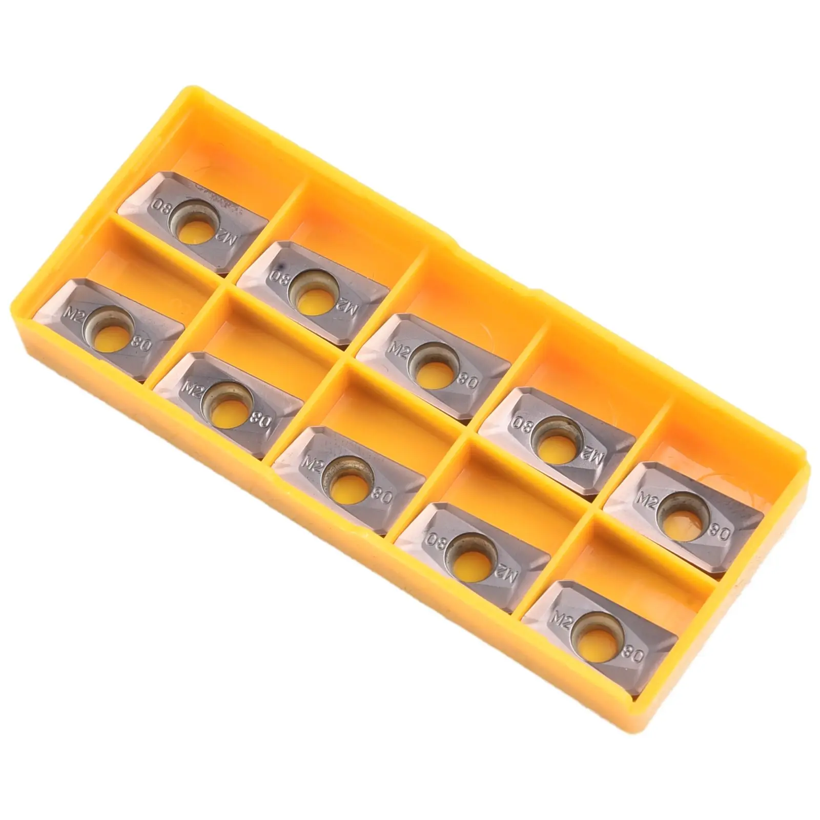 10pcs APMT1604PDER -M2 LF6018 Carbide Inserts Blades APKT1604 25R0.8 Indexable Blades For Metalworking Turning Tool Accessories