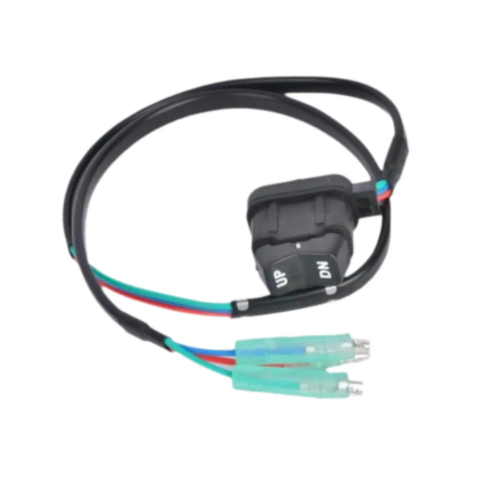 Outboard Motor Power Trim Tilt Switch Replacement Assembly Black PP Cable for Marine Engines Repair and Maintenance