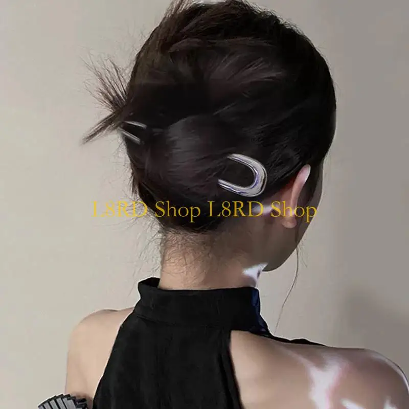 L8RD French Hair Pins For Buns And Updos Practical Hair Accesories Metal Hairpieces