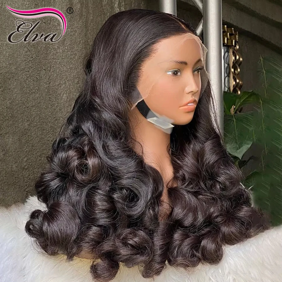 Parrucca Glueless Anteriore Del Merletto HD Trasparente Dell'onda Allentata di 250% Densità 13X4/13X6 Parrucca Glueless Capelli Umani Della Principessa Prepizzicati Pronti Per Le Donne