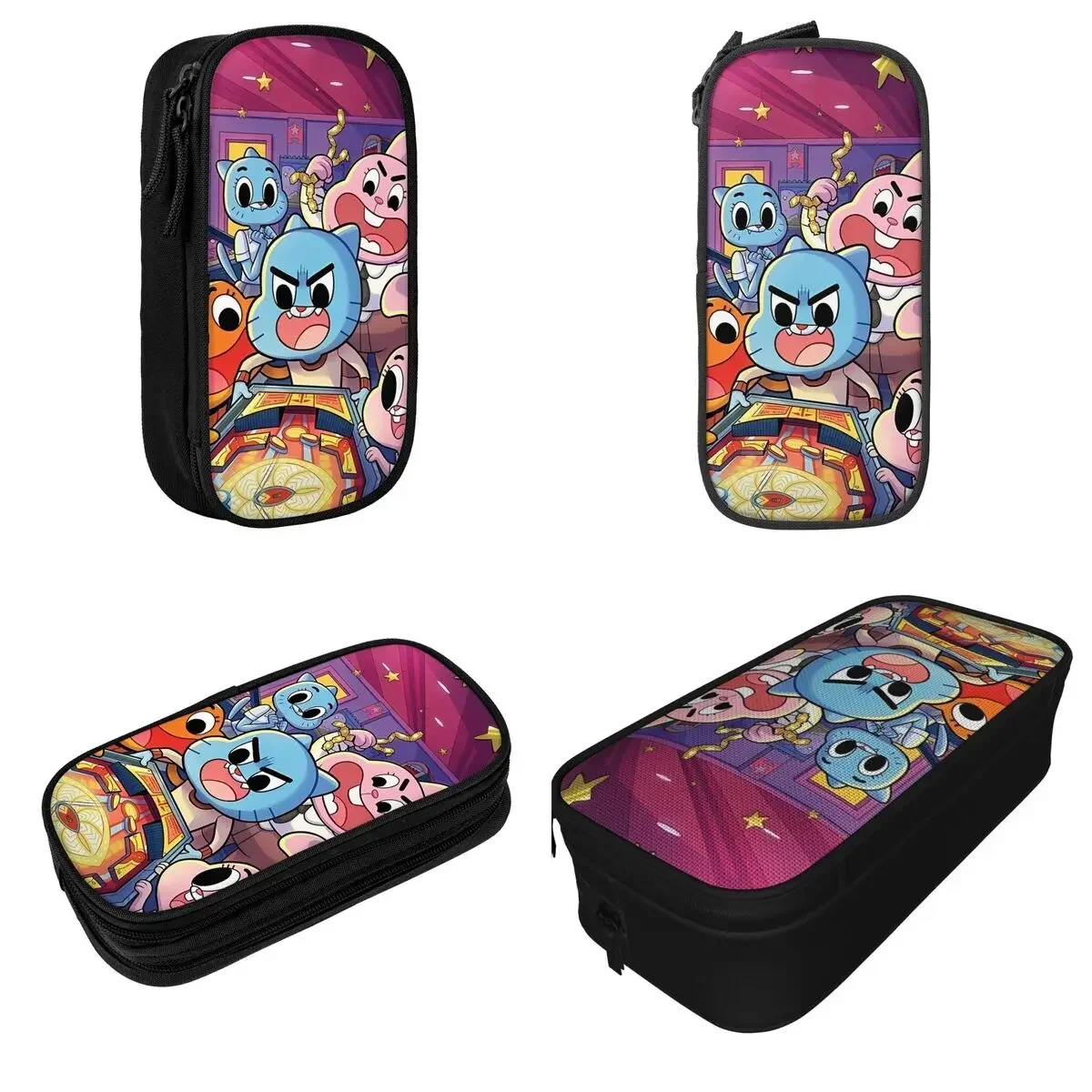 

Video Game Gumball Pencil Case Creative Pen Box Bags Student Large Storage Students School Cosmetic Pencilcases