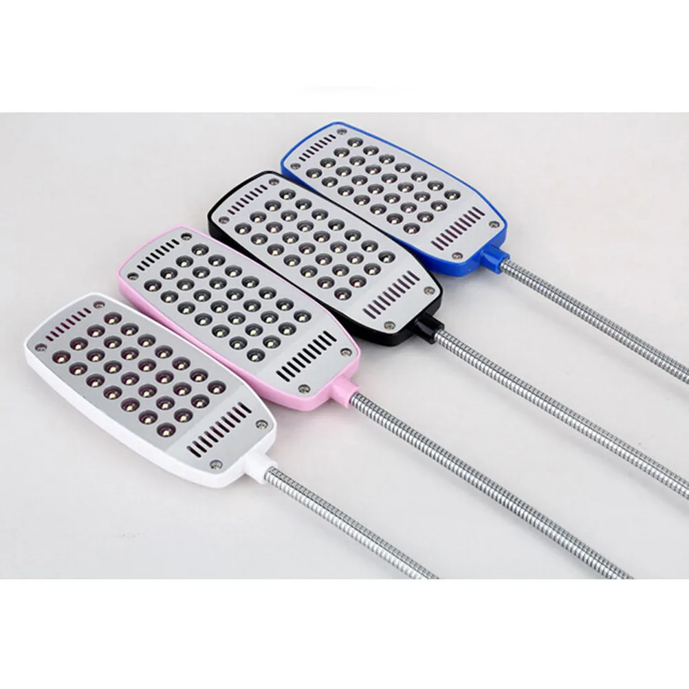 USB Laptop Light Pink 28 LED Bright Flexible Gooseneck Reading Lamp Energy Saving USB Computer Light Lamp for Laptop