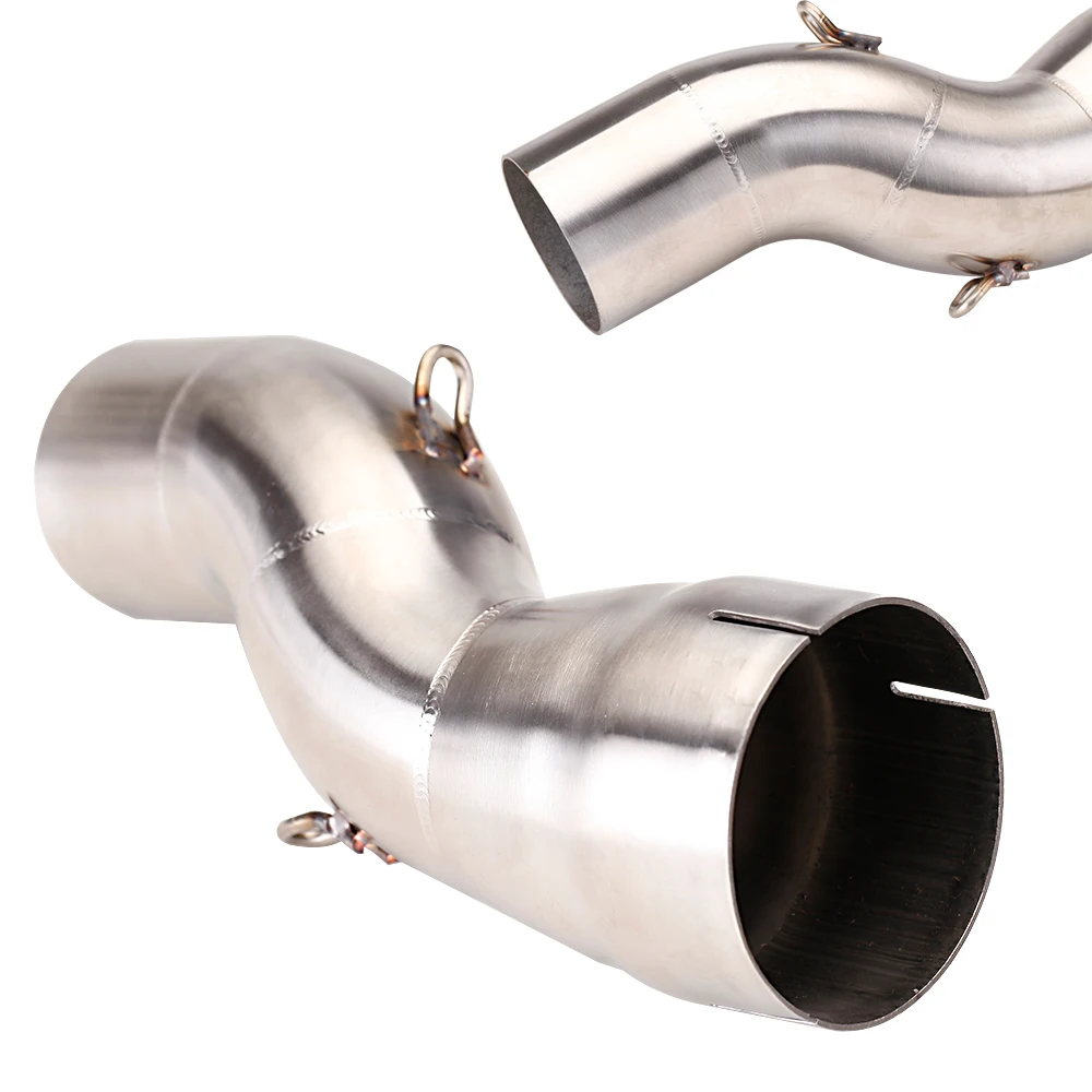 

Motorcycle exhaust mid section connect 51mm exhaust muffler slip-on middle link pipe For BMW R1200GS ADV 2013-2019