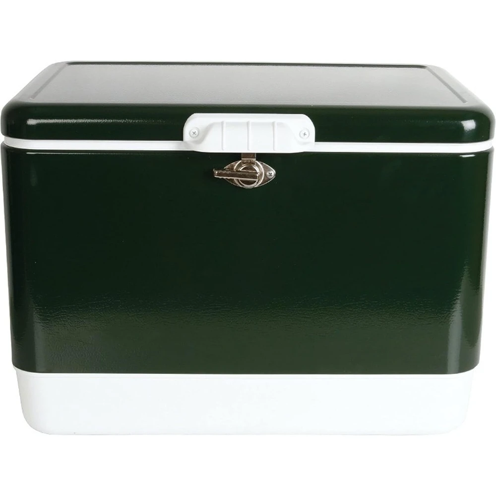 

Camping Cooler,54-Quart Capacity Accommodates Up to 85 Cans; Have-a-Seat Lid Supports Up to 250 Pounds
