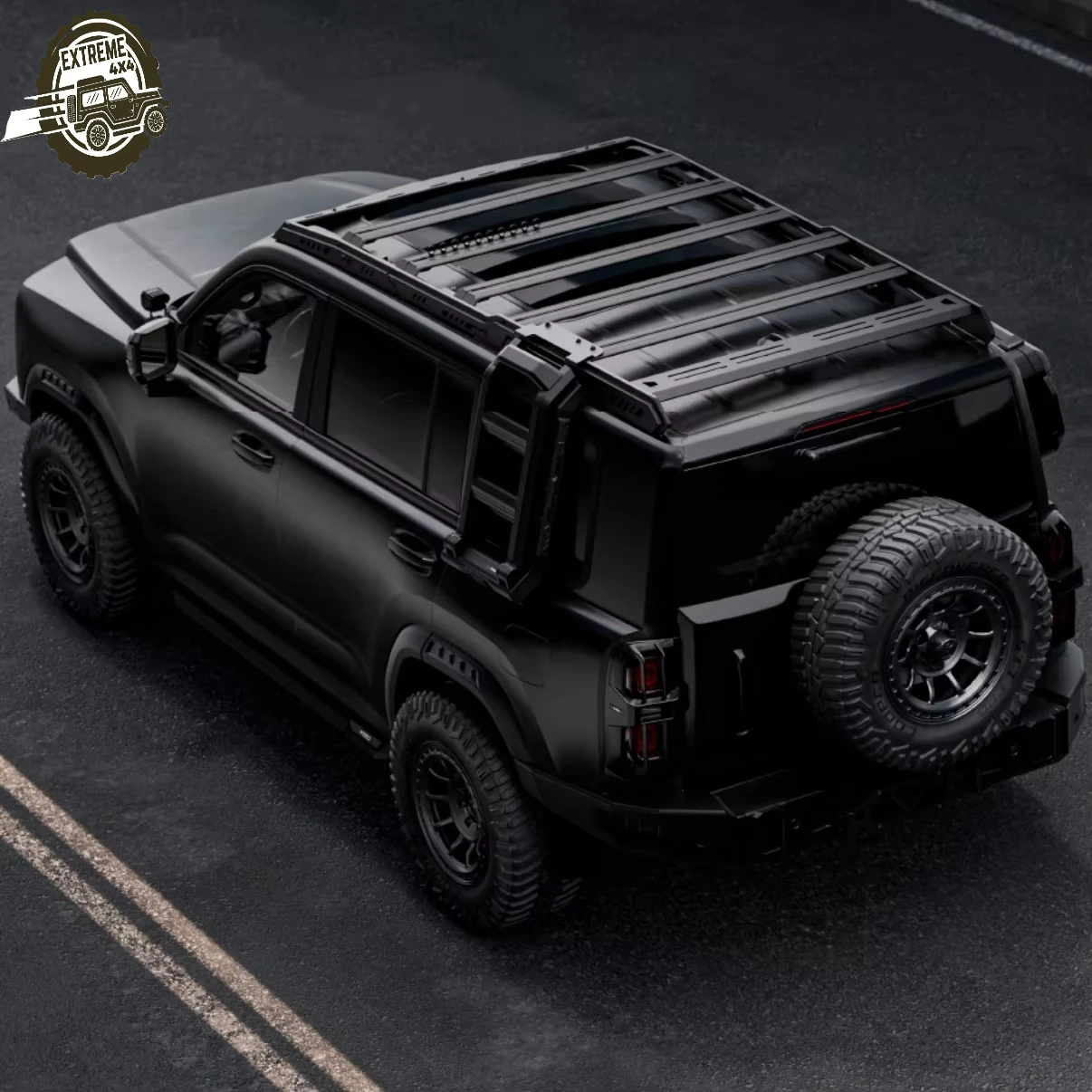 HeavyDuty Off Road Roof Rack Platform Carbon Steel  Aluminum No Drill Roof ExpansionIdealfor Ford BroncoCamping   Overlanding
