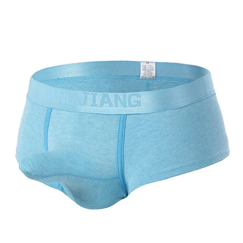 Men elephant nose underwear low waisted pure cotton breathable panties comfortable lingerie youth sports boxer shorts underpants