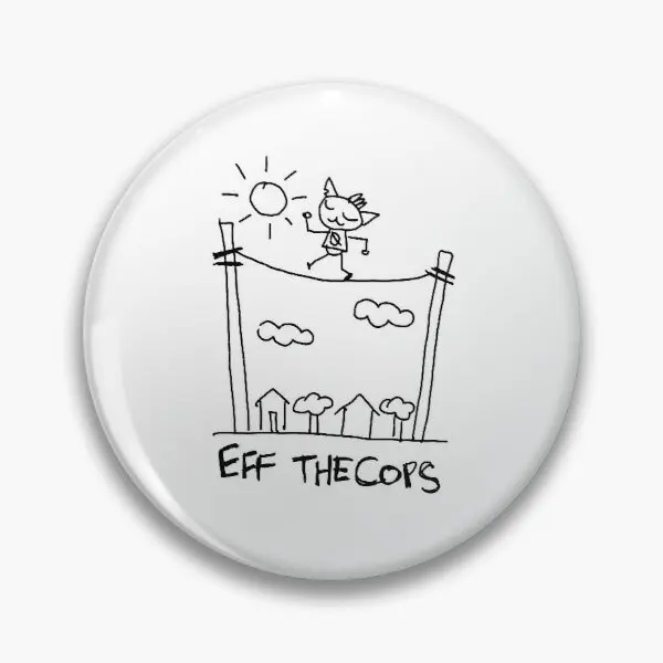 Eff The Cops Night In The Woods Journal  Customizable Soft Button Pin Fashion Metal Clothes Collar Decor Jewelry Women Lapel Pin