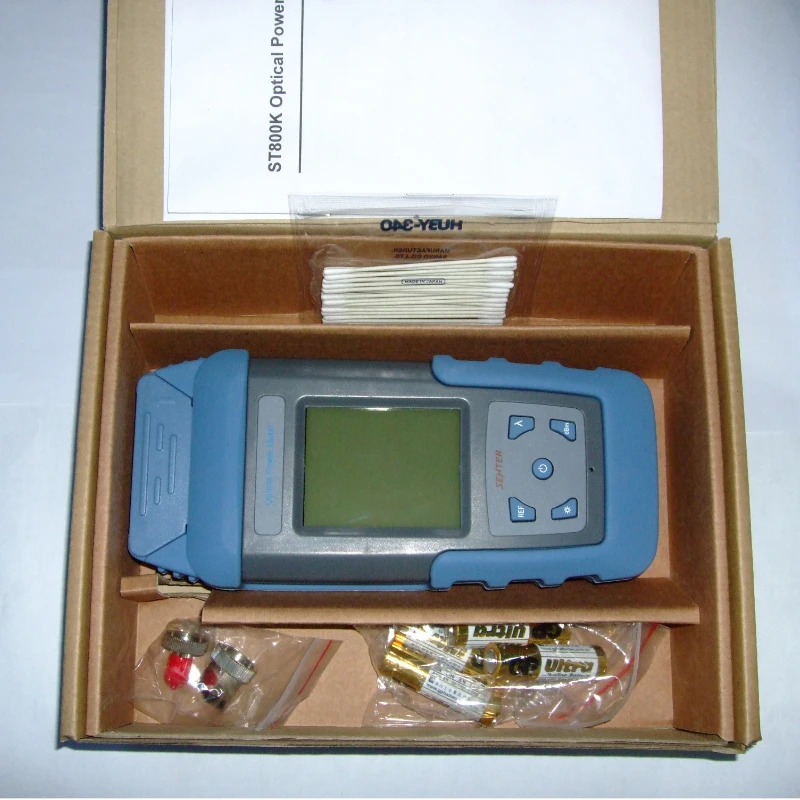 

ST800K Optical Power Meter 800~1700NM Multi-wavelength Precise Measurement OPM Fiber Tester Tools