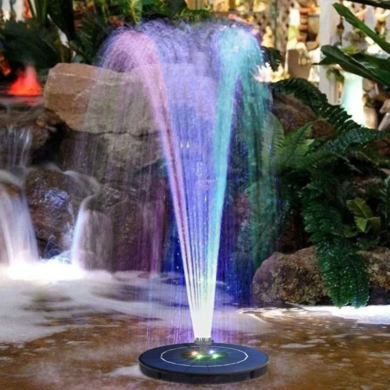 Swimming Pool Spa Pool Outdoor Garden Villa Hotel Courtyard Light Emitting Diode Colorful Water Floating Fountain Light