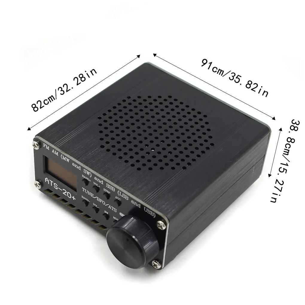 Imagem -06 - Receptor de Frequência Sustentável Todas as Bandas de Rádios Ats20 Plus Si4732