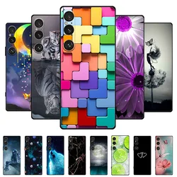 For Sony Xperia 1 VI Case Animals Soft Silicone TPU Back Cover Phone Cases For Sony Xperia1 VI Protective Bumper Shockproof Capa