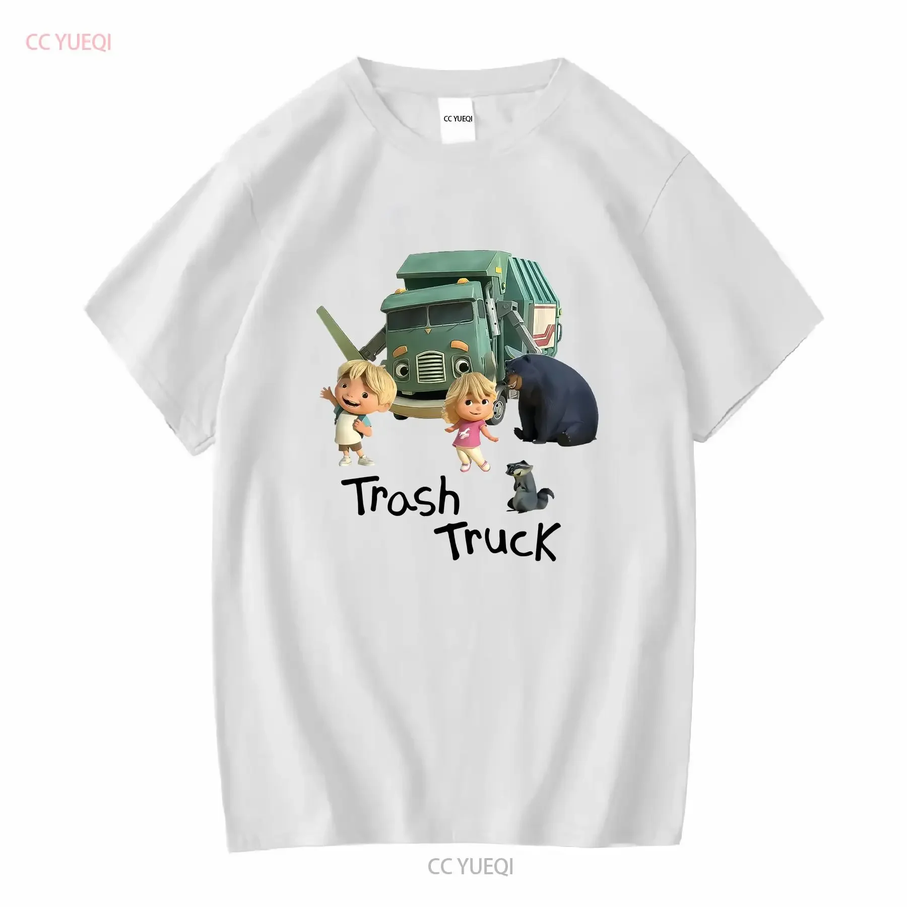 Trash Truck T Shirt s Birthday Boy Girl Hank For Kids Family Matching long or short sleeves vintage Washed streetwear Soft