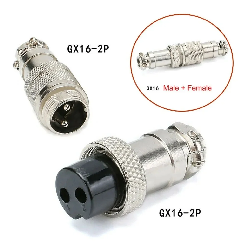 1Set GX12/16/20 Aviation Connector Plug Socket Circular Connector 2 3 4 5 6 7 8 9 10 12 13 14 15 Pin Cable Wire Male Female