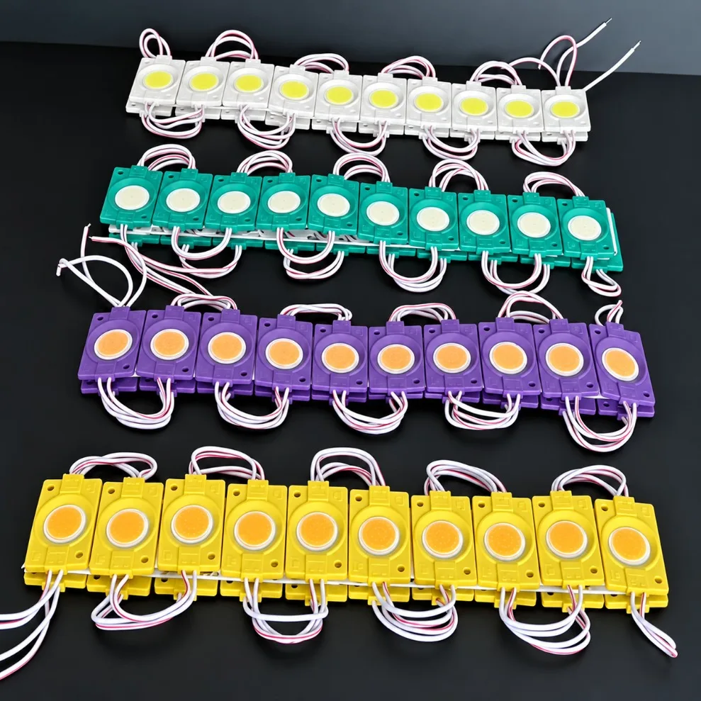 20Pcs COB LED Module IP65 Waterproof LED Light Modules Multicolor Options for Advertising Sign Channel Letter Backlight Decor