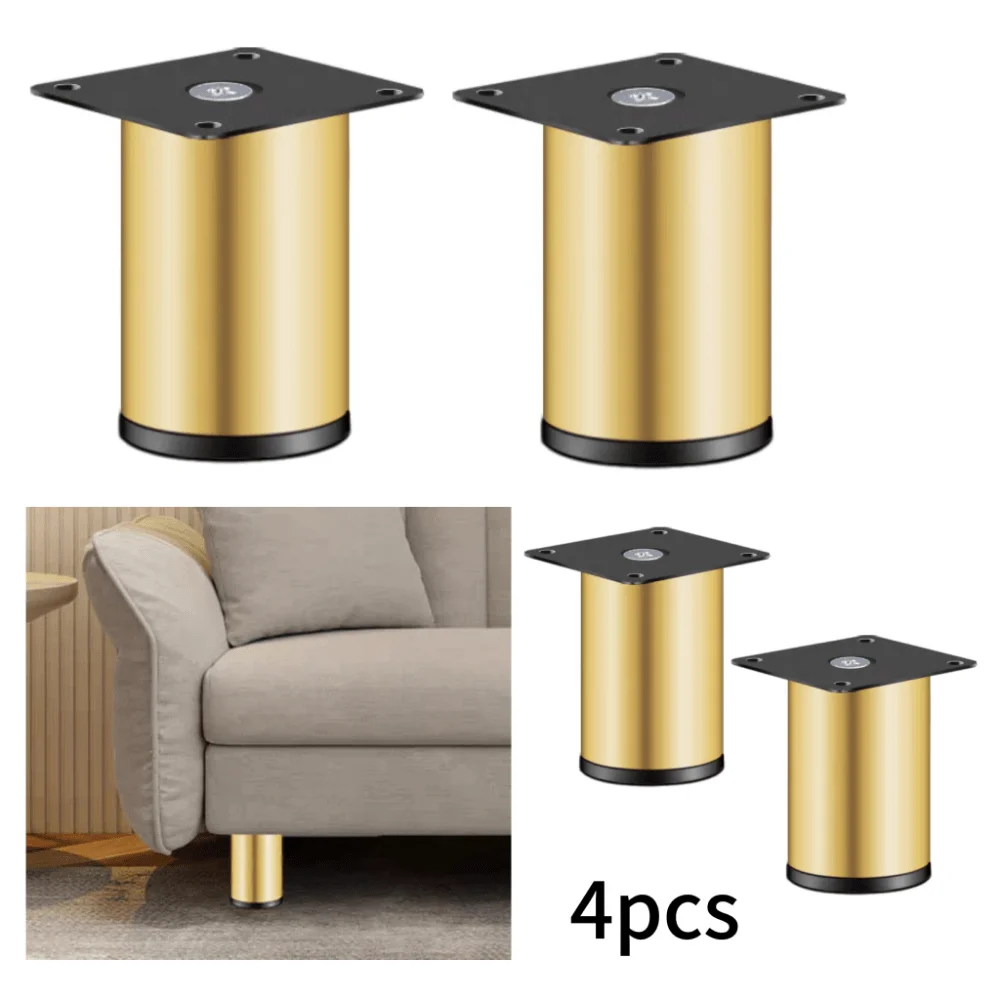 

4 шт. 10-сантиметровые утолщенные ножки из нержавеющей стали для современной элитной мебели: опоры для шкафов, диванов, тумб под ТВ