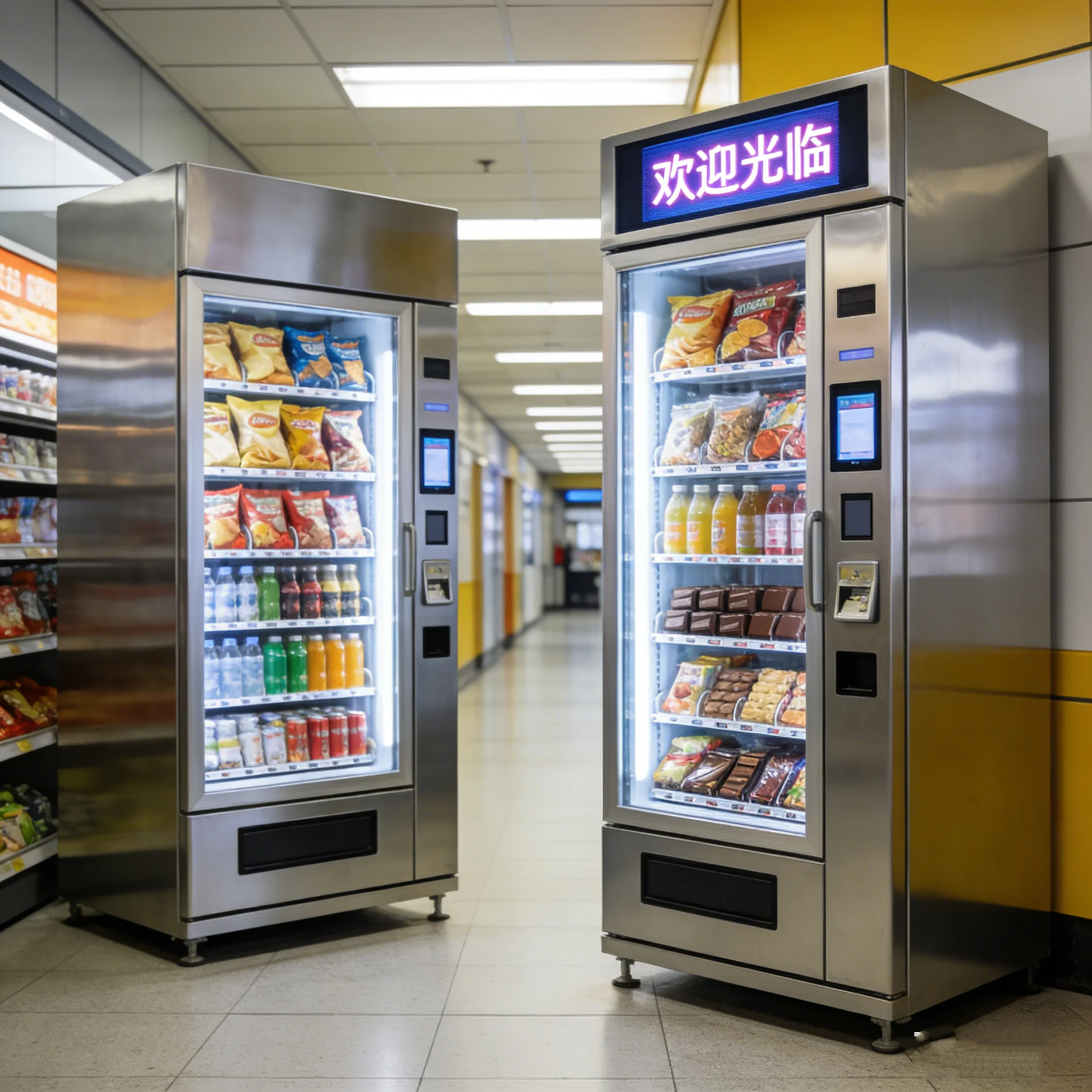 

Customized Hot Selling Top Supplier Machine Snack and Beverage Automatic Combination Vending Machine