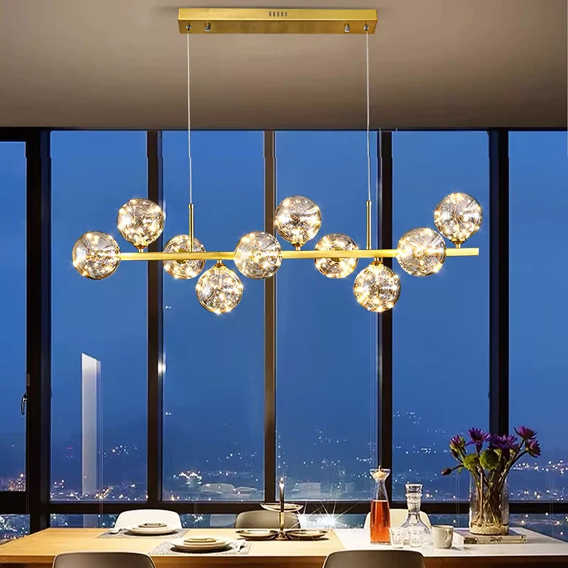 Modern Home Dining Room Pendant Lights, Iluminação interior Lâmpada do teto, Pendurado Luz, Lustre, Decorativo