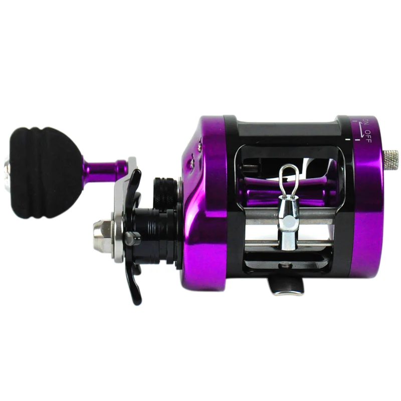 

ORJD Saltwater Trolling Fishing Reel 6+1BB Max Drag 26.46lbs Full Metal Drum Fishing Reel Right Hand Sea Boat Reel