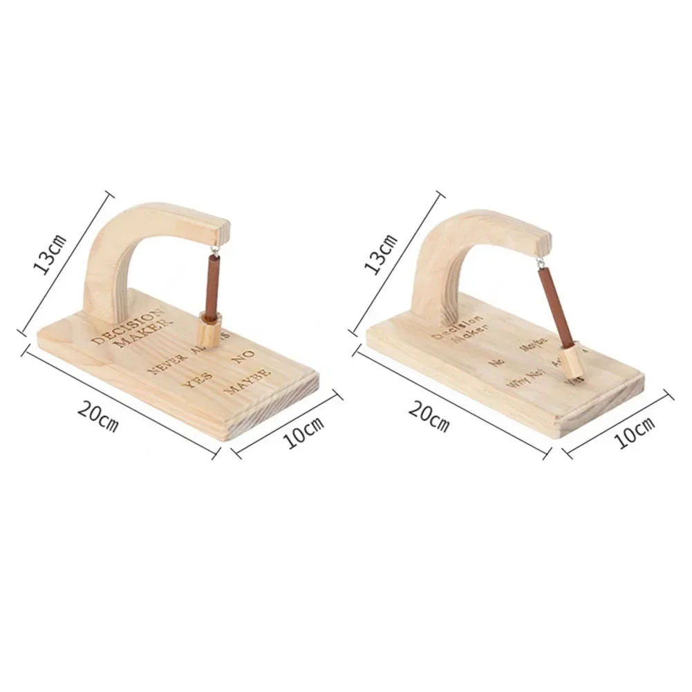 Decision Maker Pendulum Wooden Maker Swing Pendulum Desk Tabletop Game Toy Creative Magnetic Decision Maker For Women Men Boys ﻿