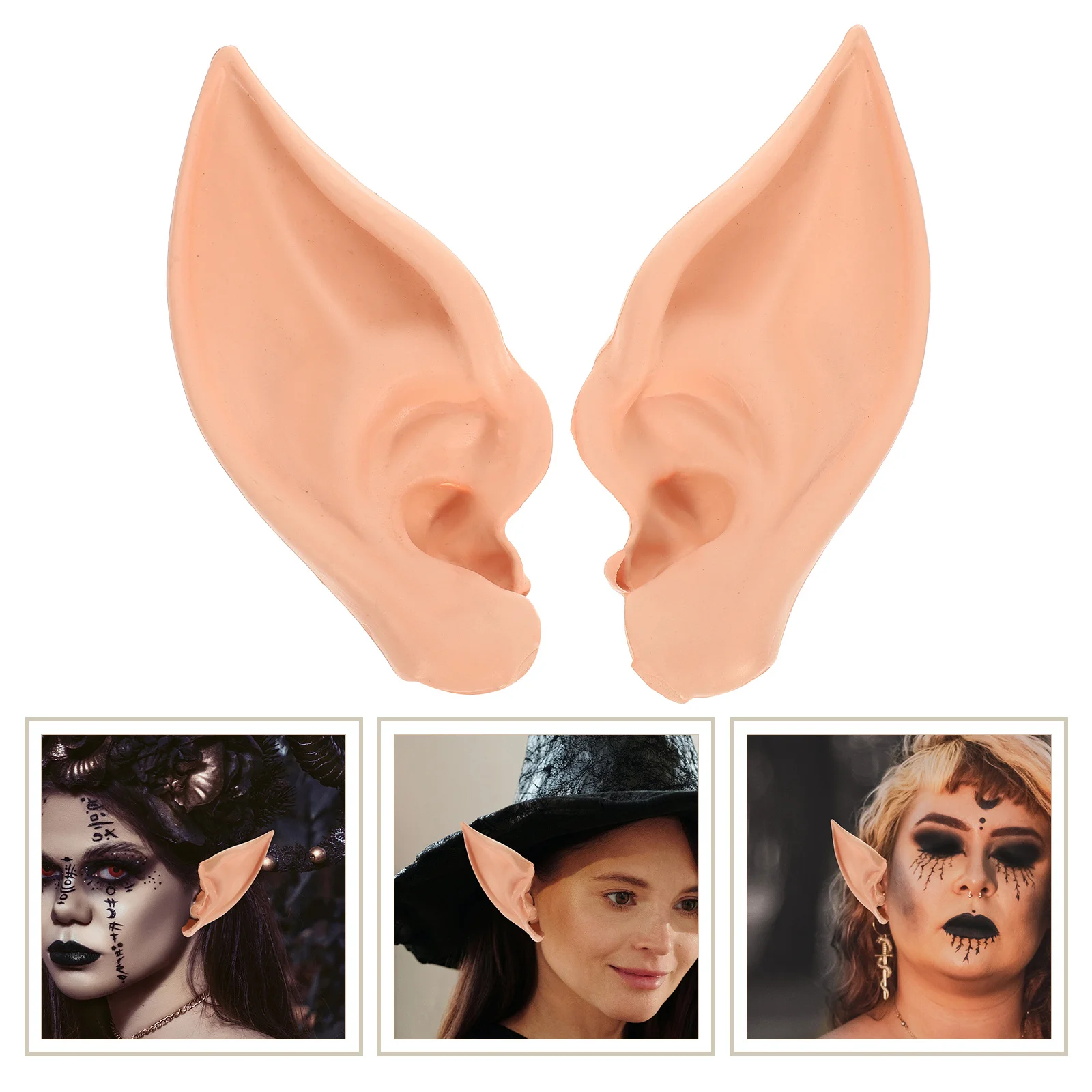 

1Pair Halloween Cosplay Elf Fairy Ears Costume Party Accessory Decorative Fairy Ears Cosplay Props Ear Halloween Party Ear