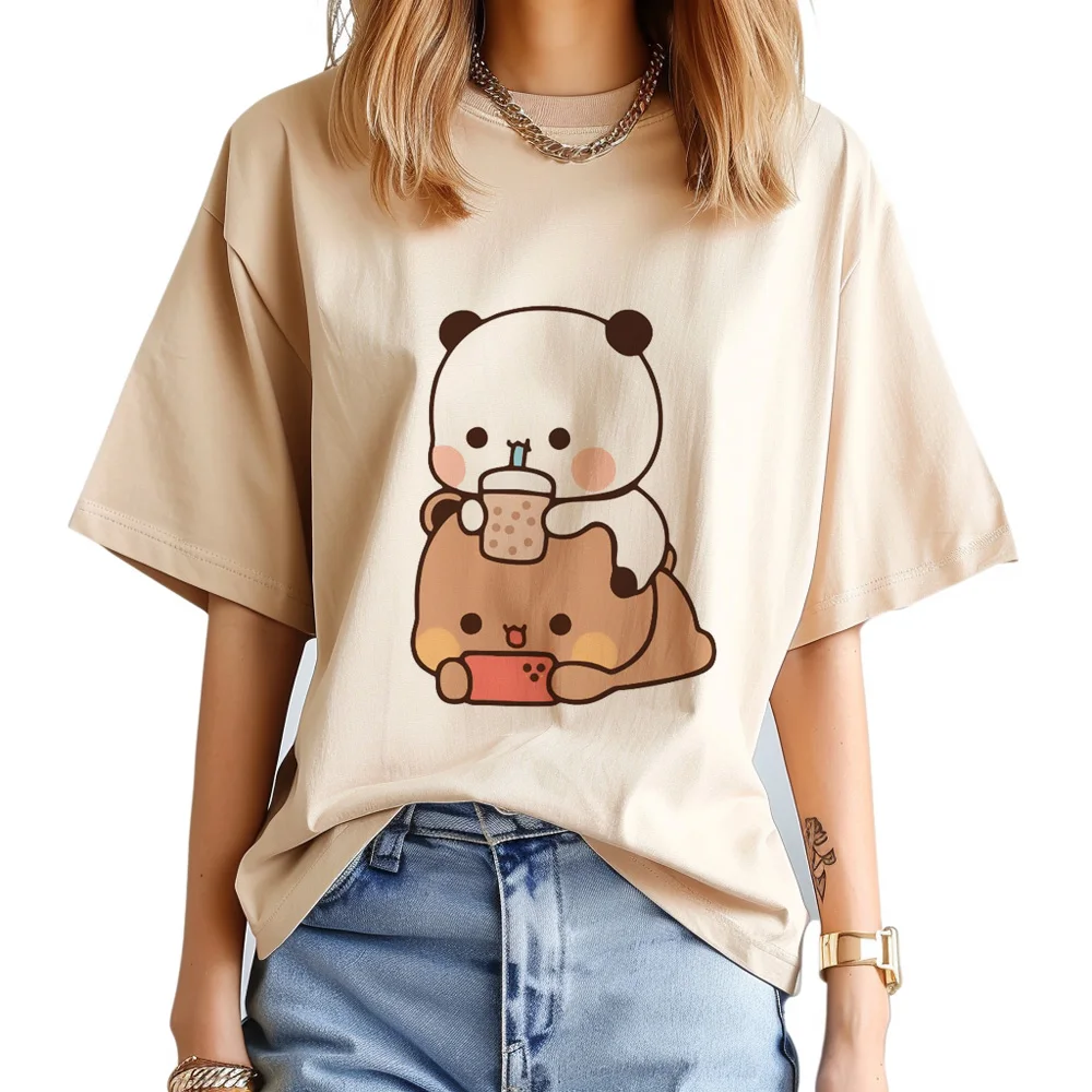 Bubu Dudu Tee women Japanese streetwear tshirt female Japanese anime clothing