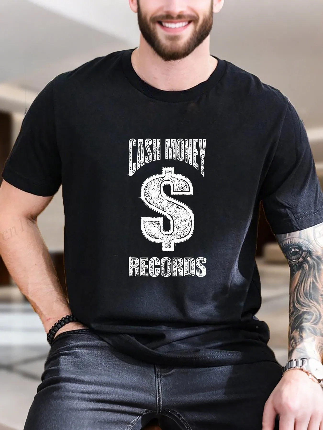 

New Arrival Fashion Men's Graphic Print T-Shirt Surfing Beach Design 100% Cotton Comfortable Breathable Casual Summer Top for Tr