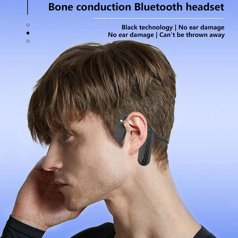 MD04 سماعات رأس بلوتوث توصيل العظام فوق الأذن تقدم عمر بطارية طويل الأمد دون إدخالها في الأذنين جديد 2025 #6
