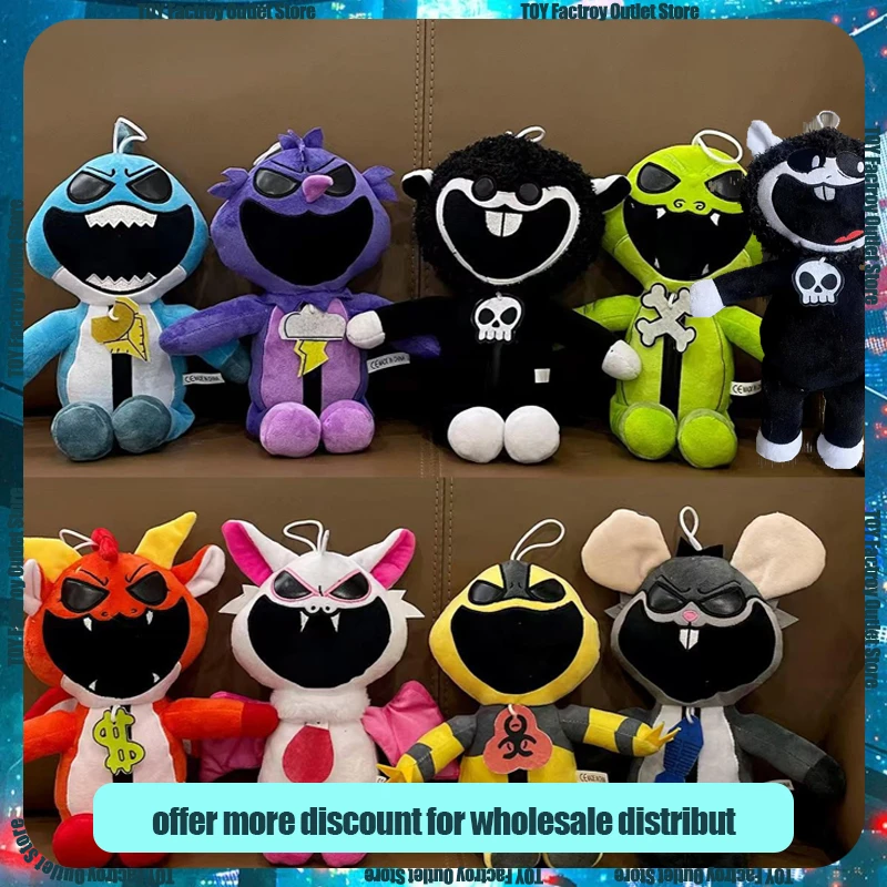 Anime Figure 30cm Nightmare Critters Plush Toys Kids Gifts For Boys Room Decoration Soft Stuffed Doll Toy Christmas Gift