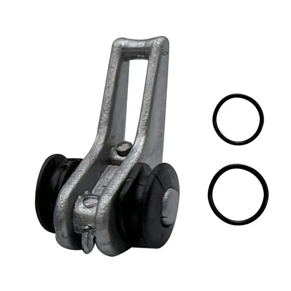 10pcs High Pulling Force Fishing Bait Holder No Curling Securely Fishing Hook Keeper Plastic with Rubber Rings Fishing Rod Fixed